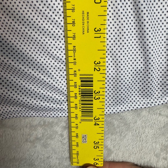 NWT Collars & Co Quattro Flex Men Polka Dot Dress Shirt 3XL Firm Collar - Picture 11 of 11